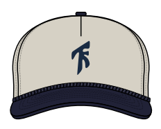 Baseball cap with a logo on a white background